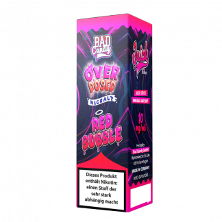 Bad Candy Liquids - Juicd - Overdosed Red Bubble - Nikotinsalz Liquid 10 mg/ml