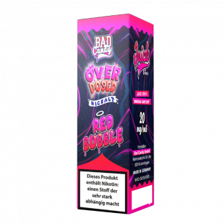 Bad Candy Liquids - Juicd - Overdosed Red Bubble - Nikotinsalz Liquid 20 mg/ml