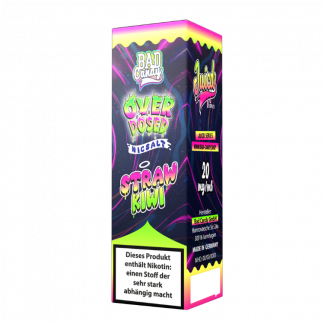 Bad Candy Liquids - Juicd - Overdosed Straw Kiwi - Nikotinsalz Liquid 20 mg/ml 10er Packung