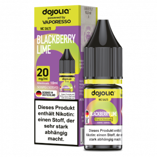 Vaporesso - Dojoliq - Blackberry Lime - Nikotinsalz Liquid 20 mg/ml 10er Packung