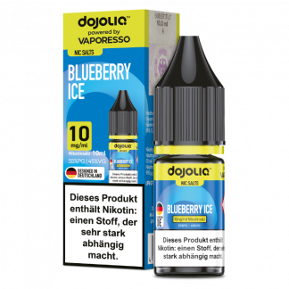 Vaporesso - Dojoliq - Blueberry Ice - Nikotinsalz Liquid 10 mg/ml 10er Packung