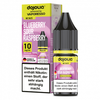 Vaporesso - Dojoliq - Blueberry Sour Raspberry - Nikotinsalz Liquid 10 mg/ml 10er Packung