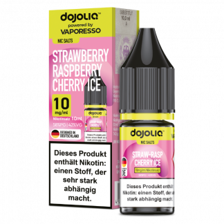 Vaporesso - Dojoliq - Strawberry Raspberry Cherry Ice - Nikotinsalz Liquid 10 mg/ml