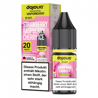Vaporesso - Dojoliq - Strawberry Raspberry Cherry Ice - Nikotinsalz Liquid 20 mg/ml