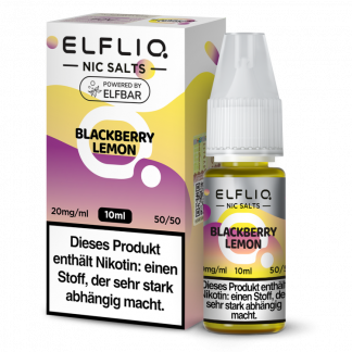 ELFLIQ - Blackberry Lemon - Nikotinsalz Liquid 20 mg/ml