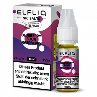 ELFLIQ - Blueberry Sour Raspberry - Nikotinsalz Liquid 20 mg/ml