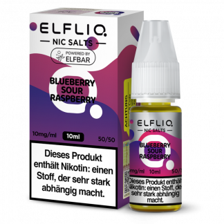 ELFLIQ - Blueberry Sour Raspberry - Nikotinsalz Liquid 10 mg/ml