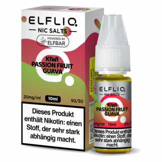 ELFLIQ - Kiwi Passion Fruit Guava - Nikotinsalz Liquid 20 mg/ml