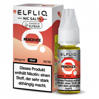 ELFLIQ - Peach Ice - Nikotinsalz Liquid 20 mg/ml