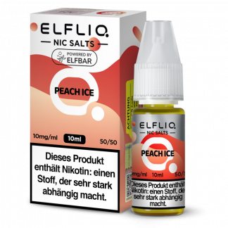 ELFLIQ - Peach Ice - Nikotinsalz Liquid 10 mg/ml