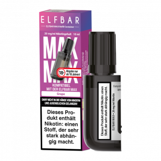 Elfbar - Max Refill Container - Grape 20 mg/ml 10er Packung