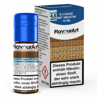 FlavourArt - Cappuccino E-Zigaretten Liquid 4,5 mg/ml