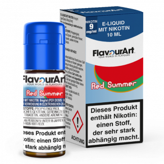 FlavourArt - Red Summer E-Zigaretten Liquid 9 mg/ml