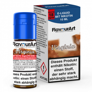 FlavourArt - Virginia E-Zigaretten Liquid 18 mg/ml