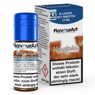 FlavourArt - Virginia E-Zigaretten Liquid 4,5 mg/ml