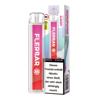 Flerbar - M Einweg E-Zigarette - Alberry 20 mg/ml