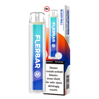 Flerbar - M Einweg E-Zigarette - Bloody Bull 20 mg/ml