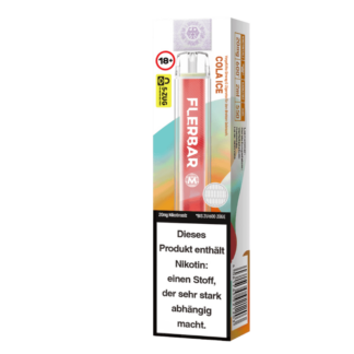 Flerbar - M Einweg E-Zigarette - Cola Ice 20 mg/ml