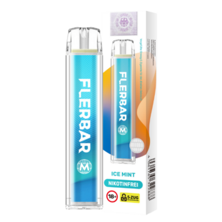 Flerbar - M Einweg E-Zigarette - Ice Mint 0 mg/ml
