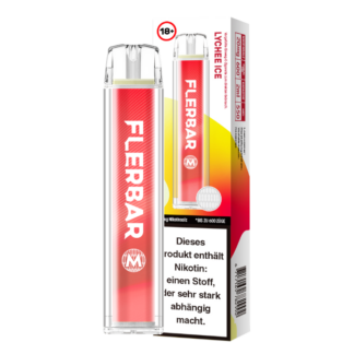 Flerbar - M Einweg E-Zigarette - Lychee Ice 20 mg/ml