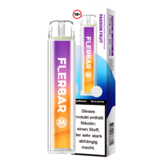 Flerbar - M Einweg E-Zigarette - Passion Fruit 20 mg/ml