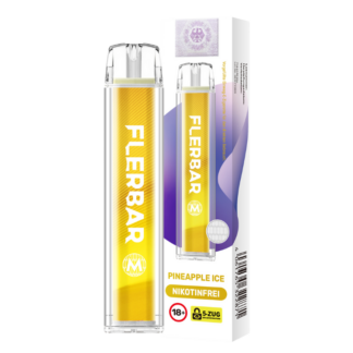Flerbar - M Einweg E-Zigarette - Pineapple Ice 0 mg/ml
