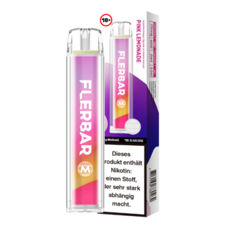 Flerbar - M Einweg E-Zigarette - Pink Lemonade 20 mg/ml