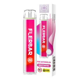 Flerbar - M Einweg E-Zigarette - Pink Watermelon 0 mg/ml