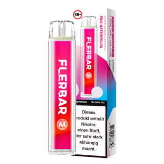 Flerbar - M Einweg E-Zigarette - Pink Watermelon 20 mg/ml