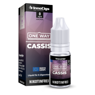 InnoCigs - One Way - Cassis - Nikotinsalz Liquid 0 mg/ml
