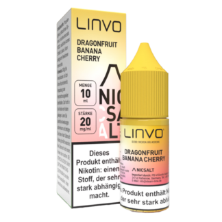 Linvo - Dragonfruit Banana Cherry - Nikotinsalz Liquid 20 mg/ml