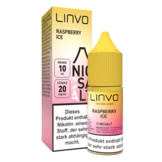 Linvo - Raspberry Ice - Nikotinsalz Liquid 20 mg/ml 10er Packung