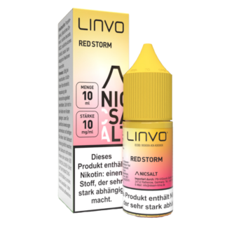Linvo - Red Storm - Nikotinsalz Liquid 10 mg/ml 10er Packung