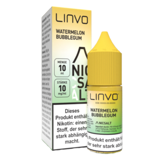 Linvo - Watermelon Bubblegum - Nikotinsalz Liquid 10 mg/ml