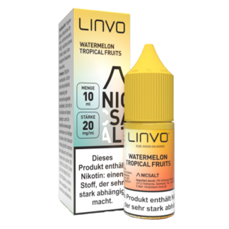 Linvo - Watermelon Tropical Fruits - Nikotinsalz Liquid 20 mg/ml