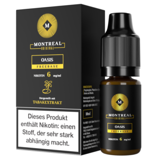 Montreal Original - Oasis E-Zigaretten Liquid 6 mg/ml