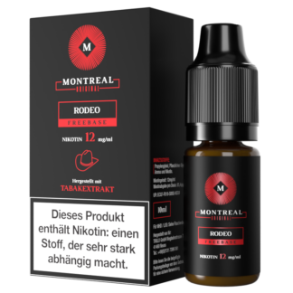 Montreal Original - Rodeo E-Zigaretten Liquid 12 mg/ml
