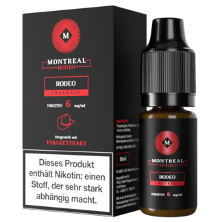 Montreal Original - Rodeo E-Zigaretten Liquid 6 mg/ml