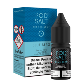 Pod Salt - Blue Berg - Nikotinsalz Liquid 11 mg/ml 5er Packung