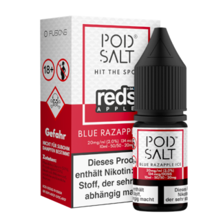 Pod Salt Fusion - Blue Razapple Ice - Nikotinsalz Liquid 20 mg/ml