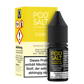 Pod Salt Core - Banana Ice - Nikotinsalz Liquid 11 mg/ml