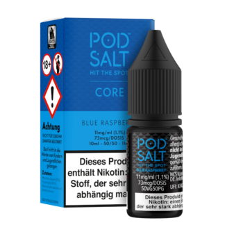Pod Salt Core - Blue Raspberry - Nikotinsalz Liquid 11 mg/ml