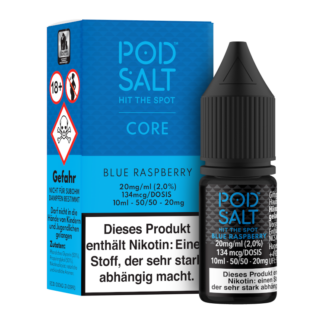 Pod Salt Core - Blue Raspberry - Nikotinsalz Liquid 20 mg/ml