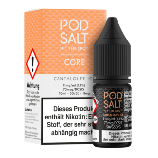 Pod Salt Core - Cantaloupe Ice - Nikotinsalz Liquid 11 mg/ml
