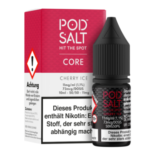 Pod Salt Core - Cherry Ice - Nikotinsalz Liquid 11 mg/ml