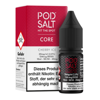 Pod Salt Core - Cherry Ice - Nikotinsalz Liquid 20 mg/ml