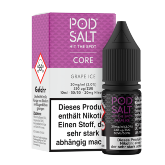 Pod Salt Core - Grape Ice - Nikotinsalz Liquid 20 mg/ml