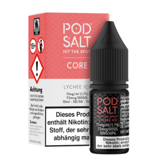 Pod Salt Core - Lychee Ice - Nikotinsalz Liquid 11 mg/ml