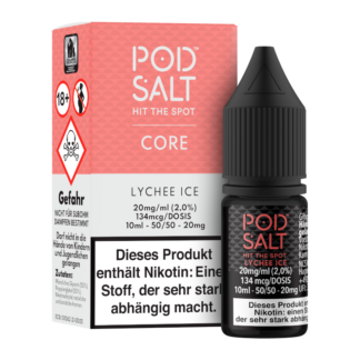 Pod Salt Core - Lychee Ice - Nikotinsalz Liquid 20 mg/ml