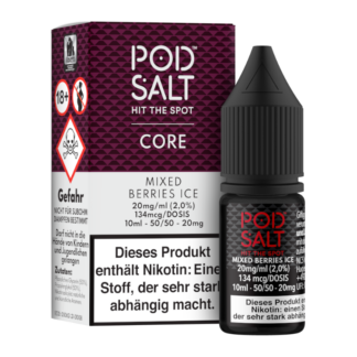 Pod Salt Core - Mixed Berries Ice - Nikotinsalz Liquid 20 mg/ml